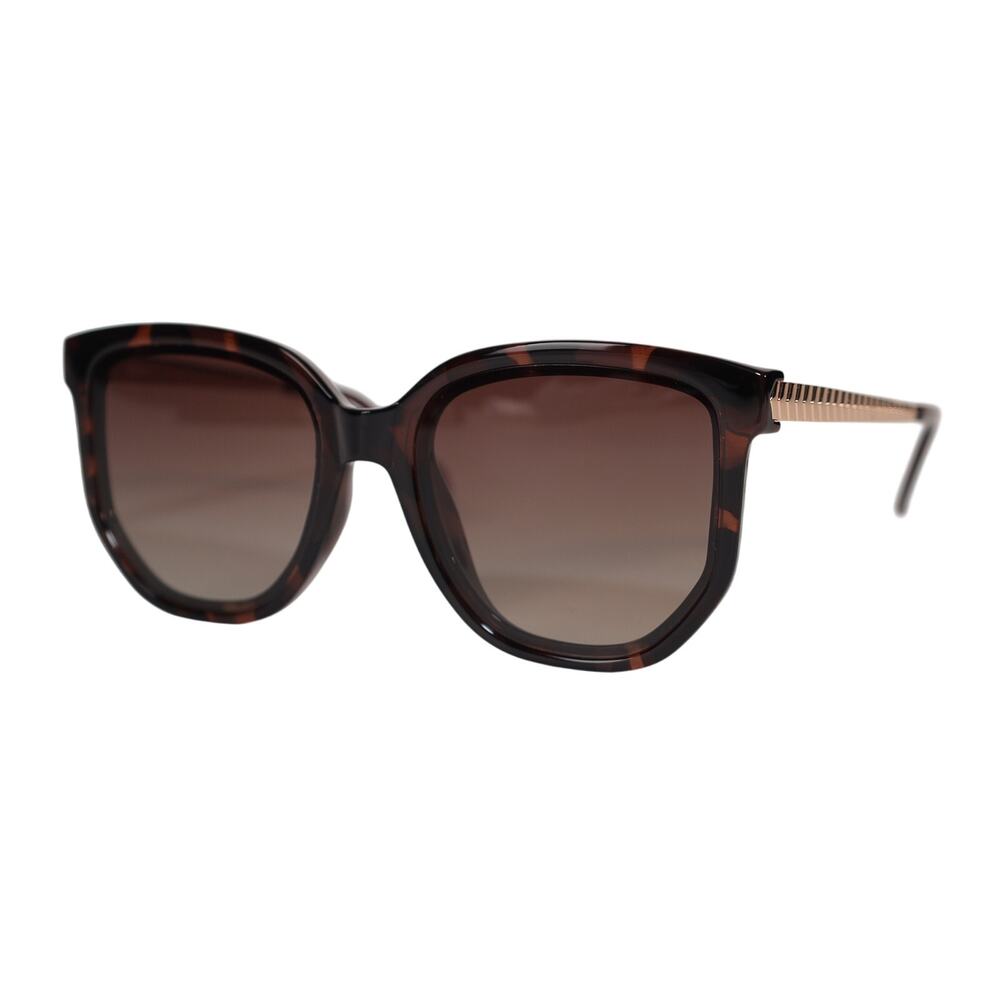 Quay Australia COFFEE RUN Polarized Round Womens Sunglasses-Tortoise/Brown-NWT - Picture 3 of 9